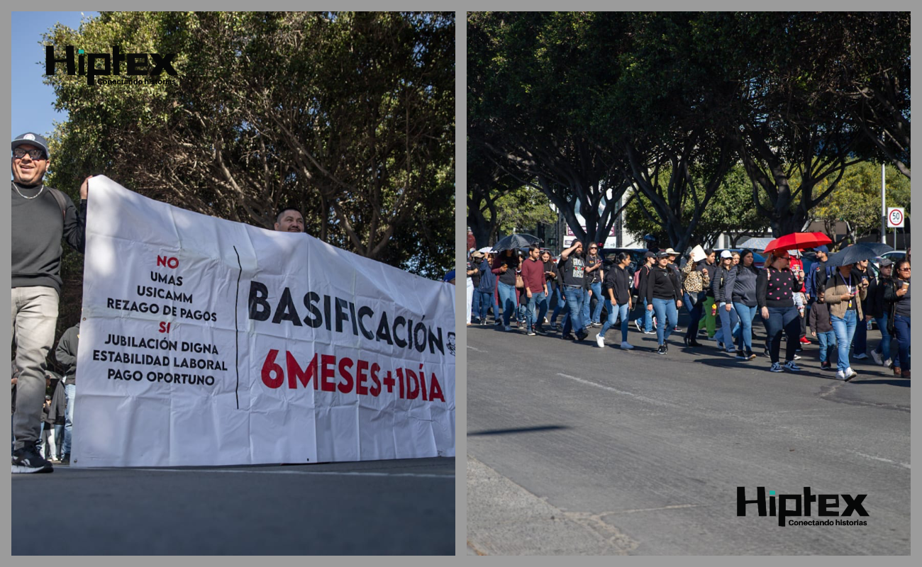 Maestros marchan y se manifiestan, de nueva cuenta, en contra de la reforma de ISSSTE