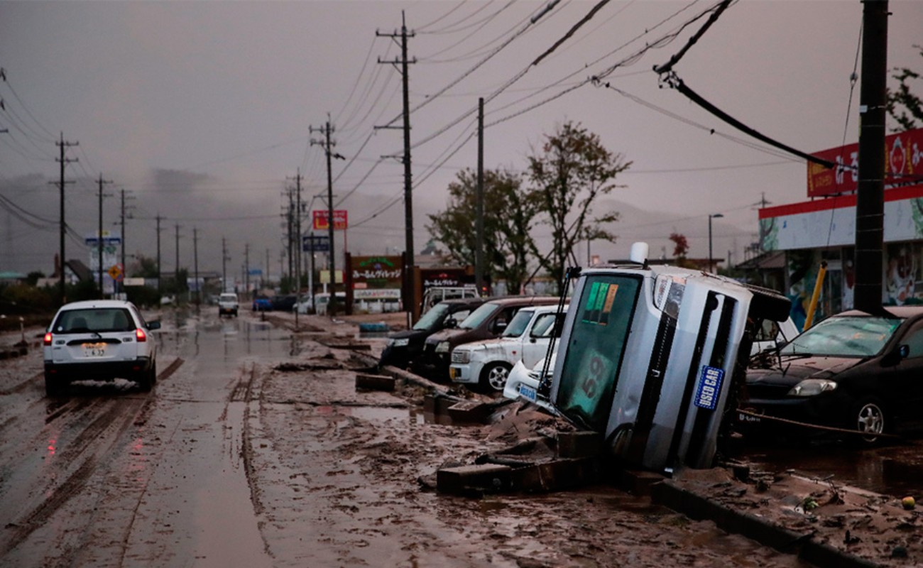 Sube a 68 cifra de muertos por paso del tifón Hagibis en Japón