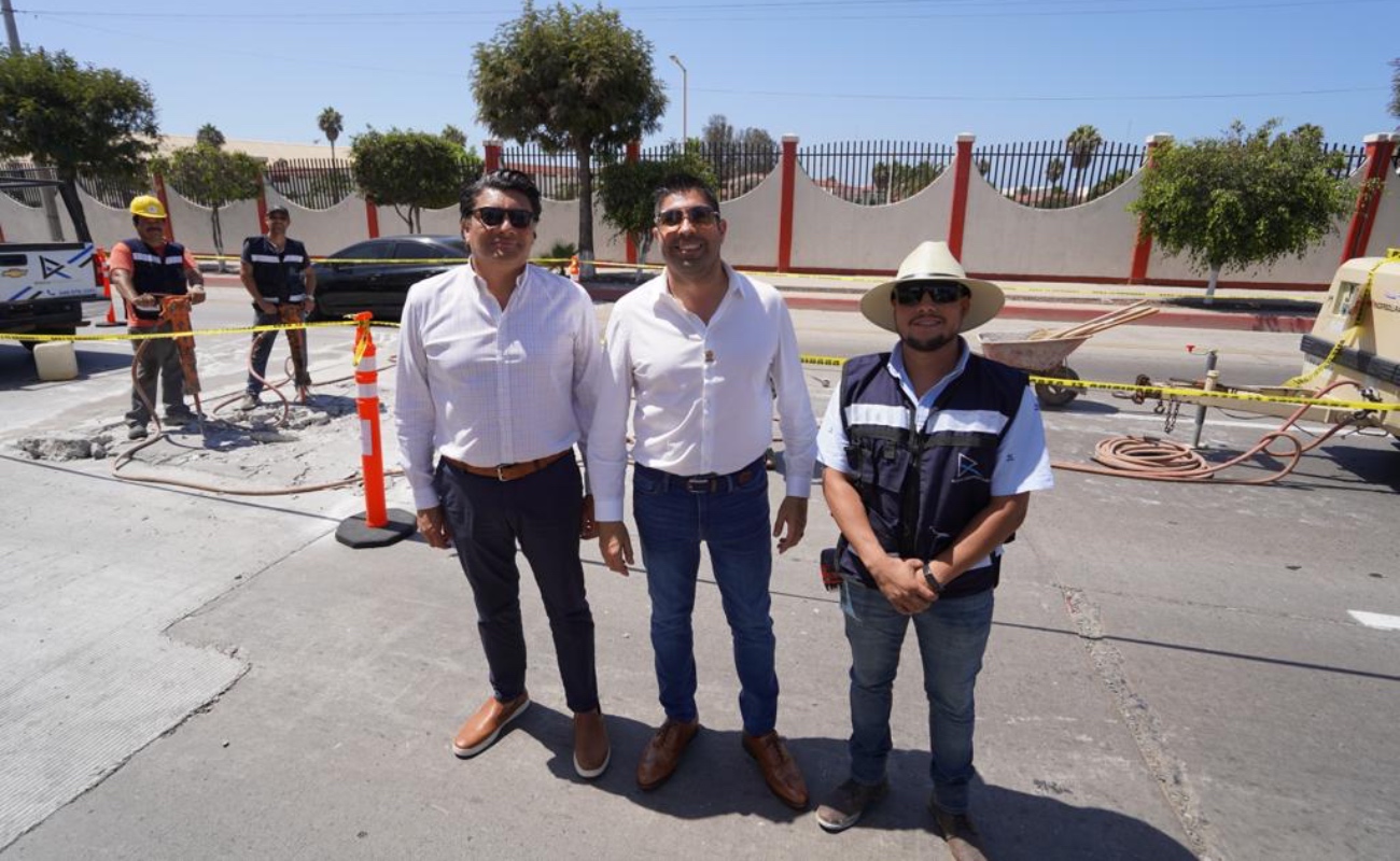 Avanza programa de rehabilitación de calles en Ensenada