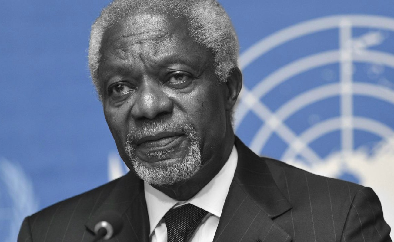 Muere Kofi Annan, ex secretario de la ONU y Nobel de la Paz
