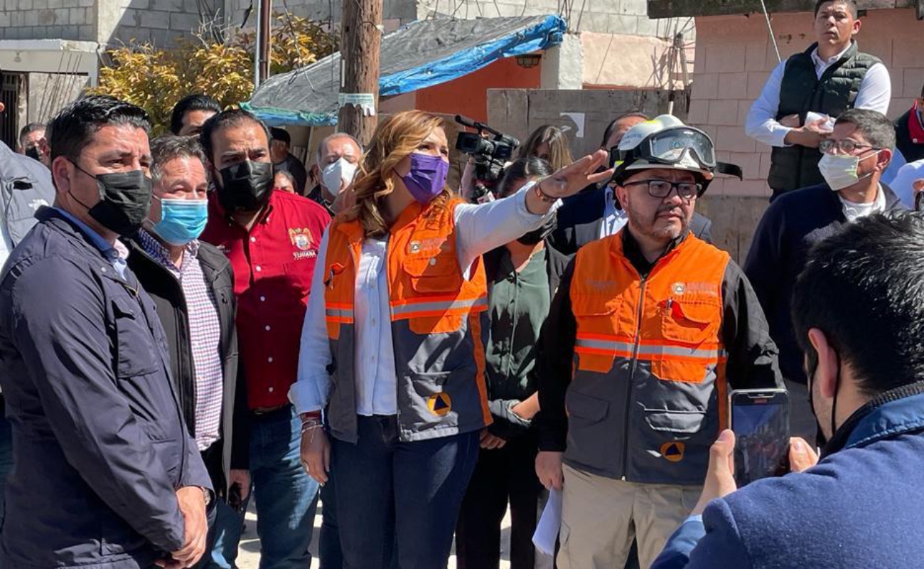 Gestionará Marina del Pilar viviendas para familias afectadas por deslizamiento en Camino Verde