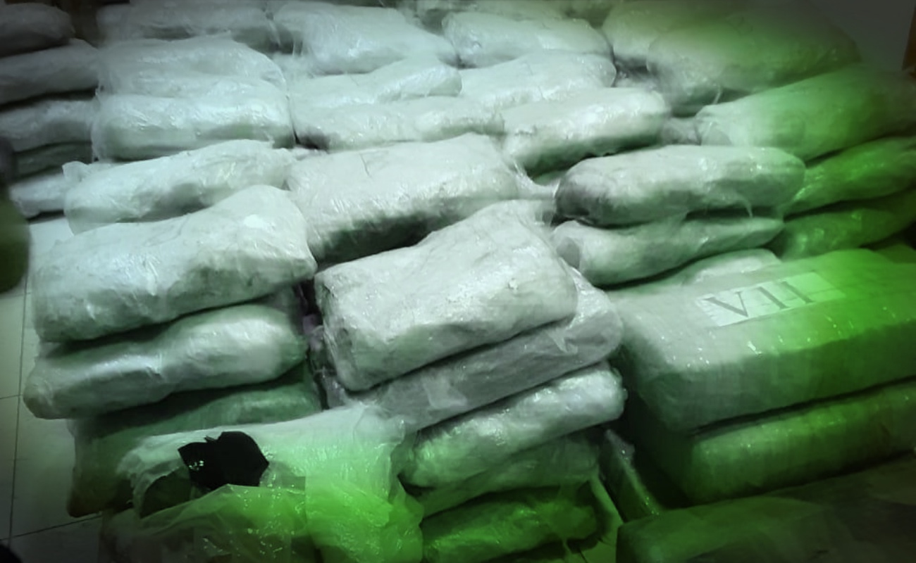 Hallan 600 kilos de marihuana en fraccionamiento Acapulco