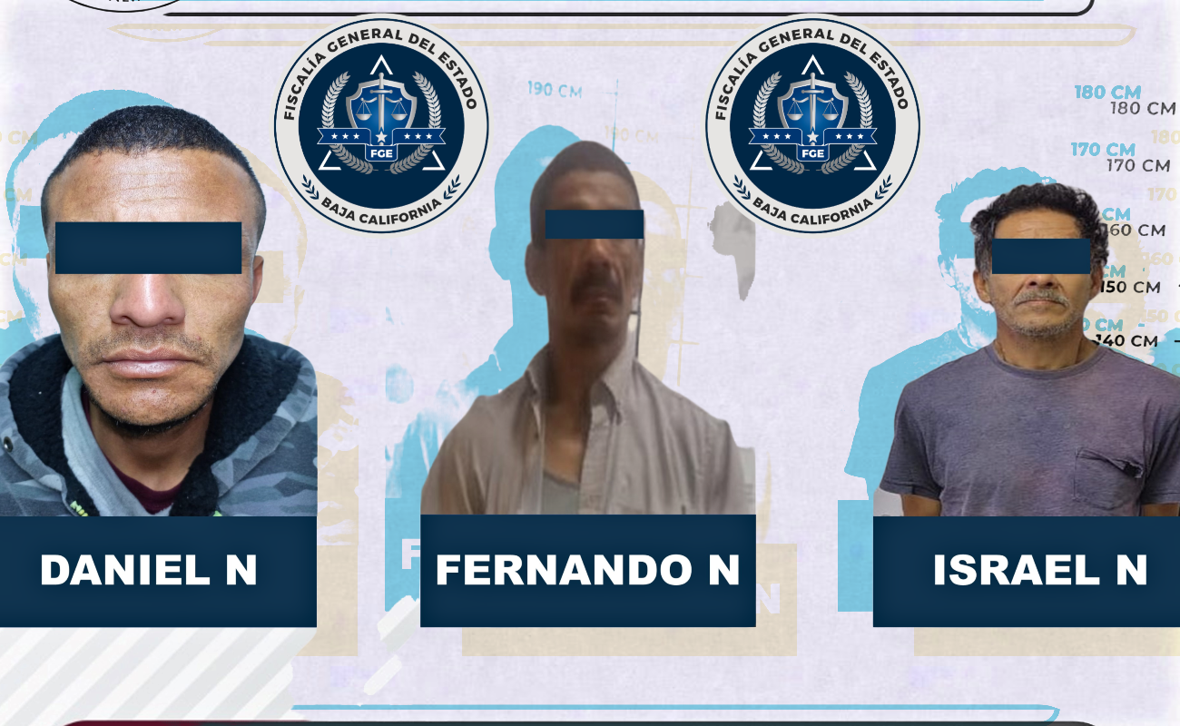 Sacan de circulación a tres presuntos narcomenudistas en Ensenada