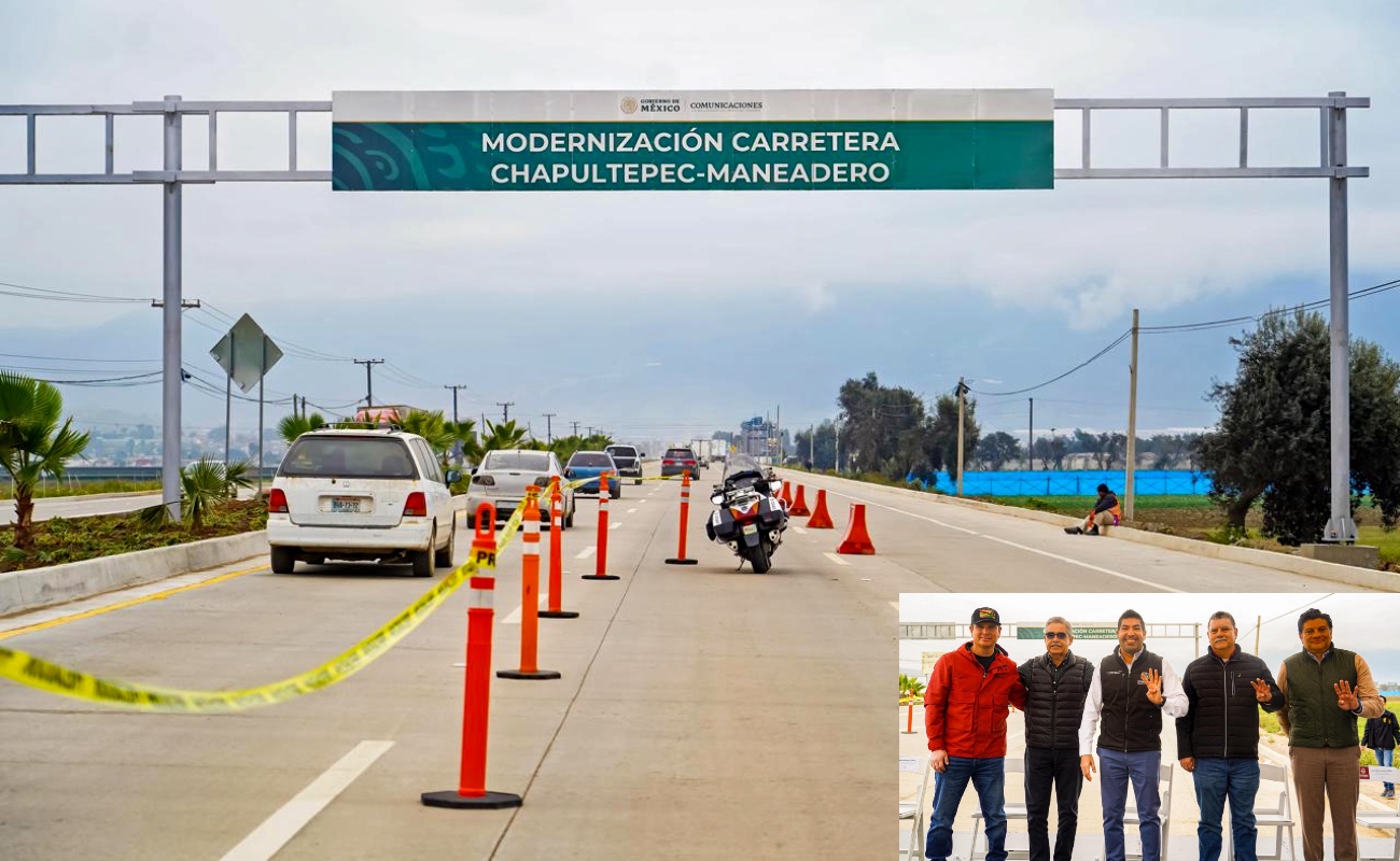 Inaugura Armando Ayala la modernización del tramo carretero Chapultepec - Maneadero