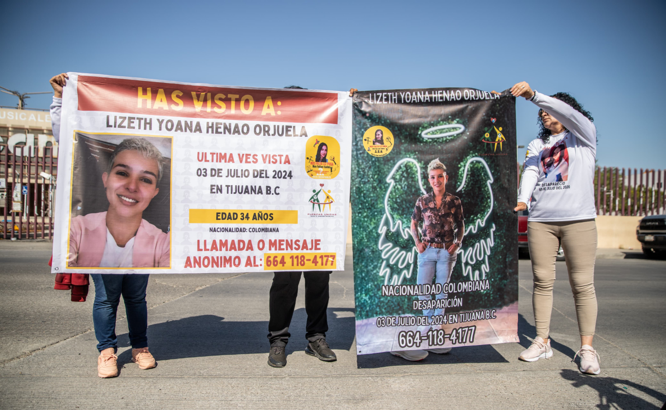 Familia viaja desde Colombia para buscar a su hija desaparecida en Tijuana