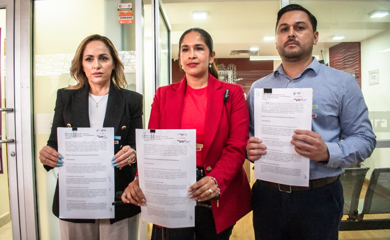 Regidores del PAN denuncian a la exalcaldesa, Montserrat Caballero por presunto enriquecimiento ilícito