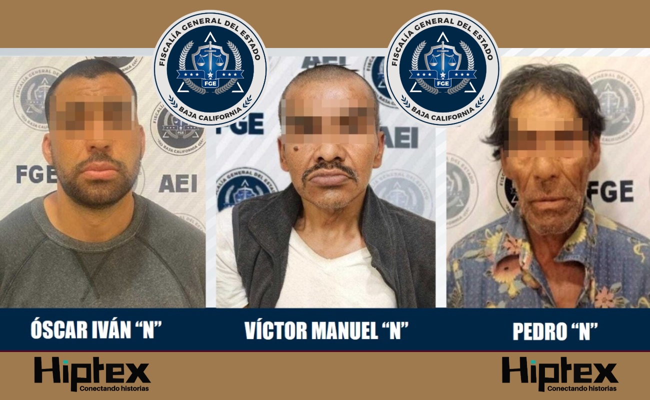 Detienen a tres buscados por diversos delitos cometidos en Tijuana