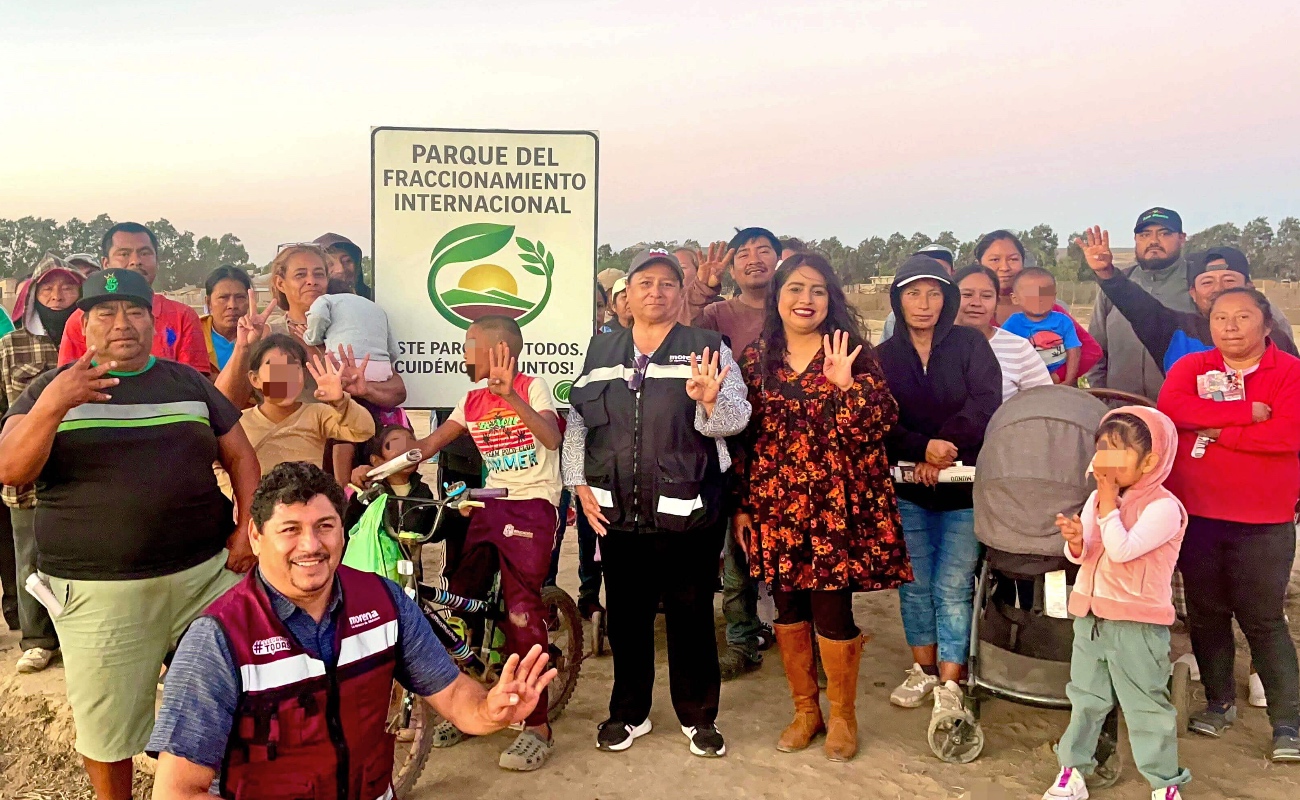 Morena fortalece la transformación en tres colonias de San Quintín