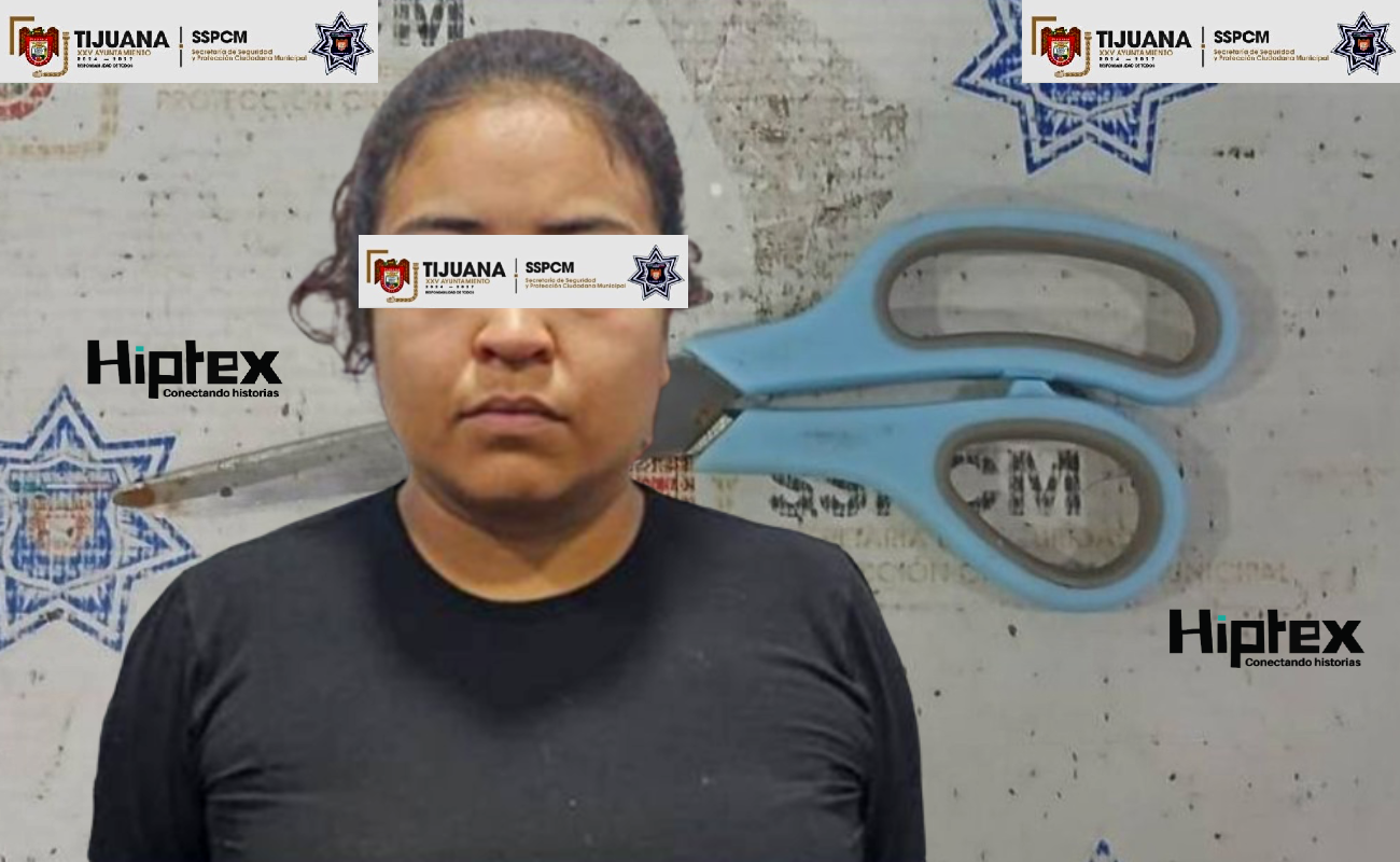 Detienen a mujer por lesionar a su ex pareja con arma blanca