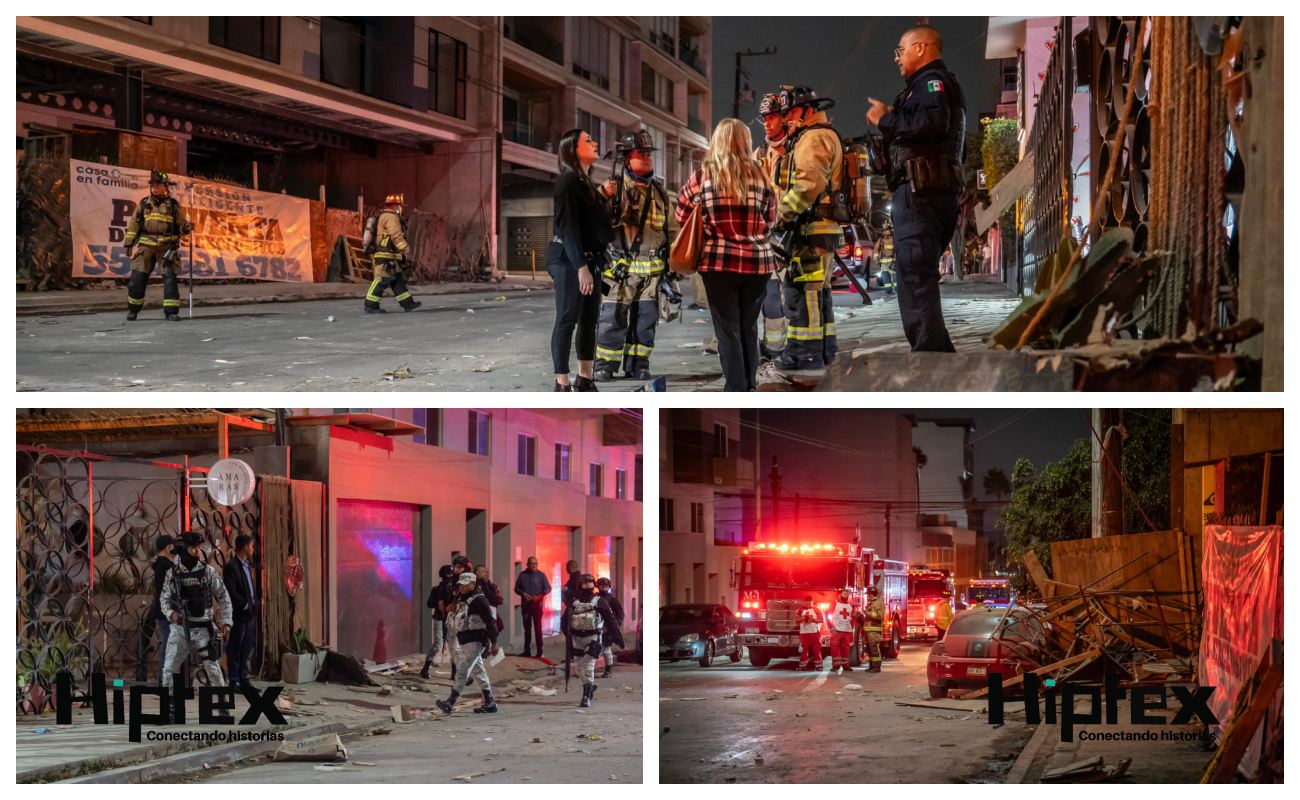 Se registra explosión en edificio en construcción en la Gabilondo