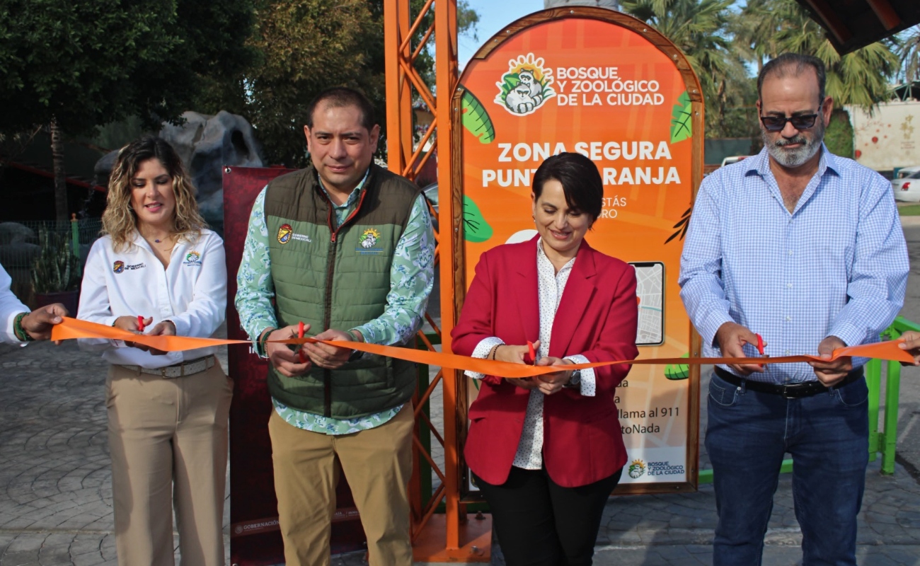 Inaugura INMUJER Punto Naranja en el Bosque de la Ciudad de Mexicali