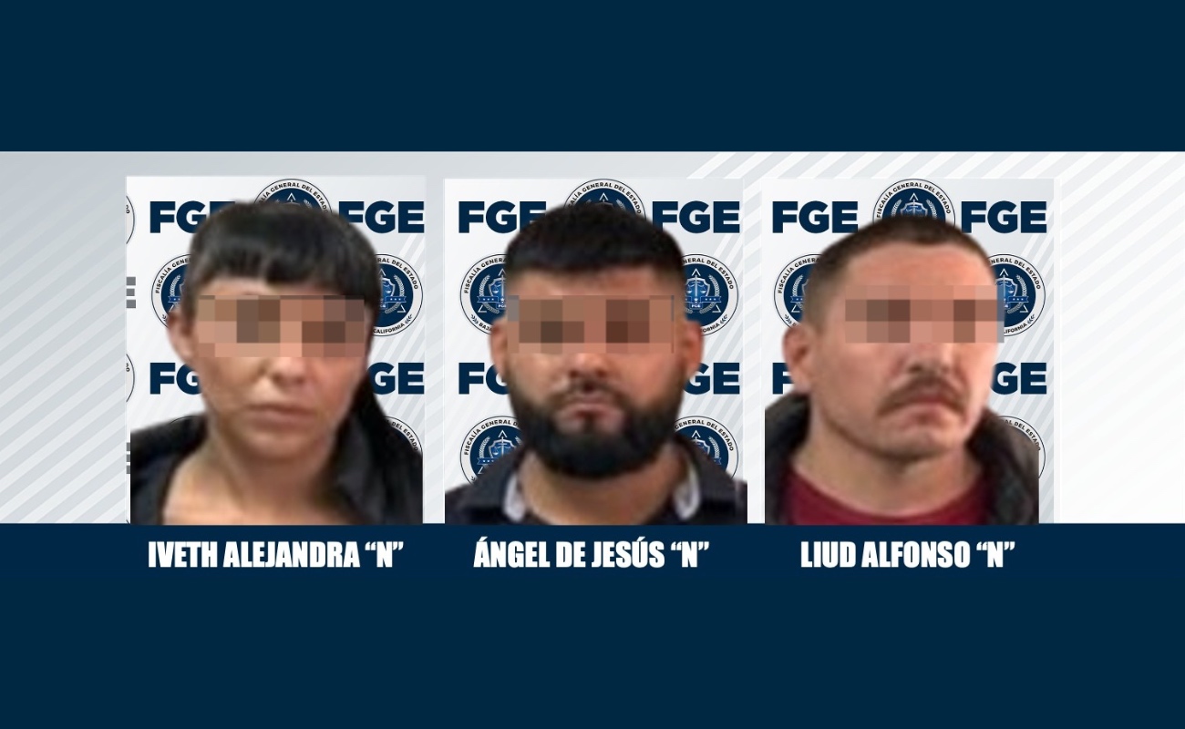 Fiscalía de Tecate logra vinculación a proceso de tres personas por delitos contra la salud y portación de arma prohibida