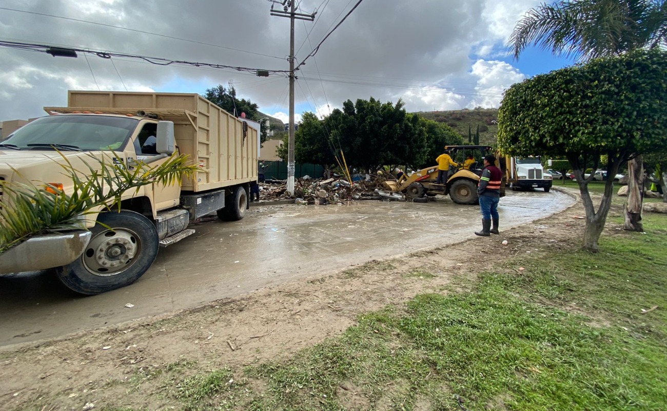 Atiende Ayuntamiento de Tijuana más de 200 incidencias relacionadas con la lluvia