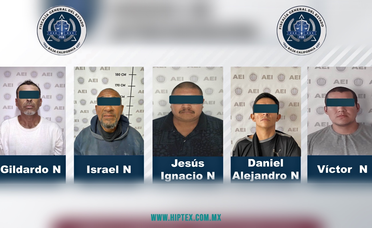 Capturan a cinco hombres buscados por la justicia en Ensenada