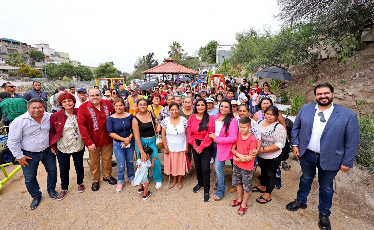 Promueve alcaldesa de Tijuana la recuperación de espacios junto a la comunidad