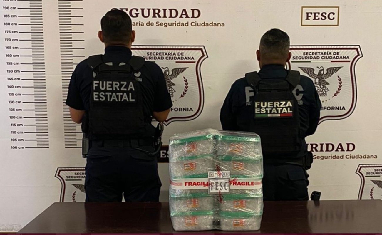 Abandonan 25 kilos de metanfetamina en Tijuana