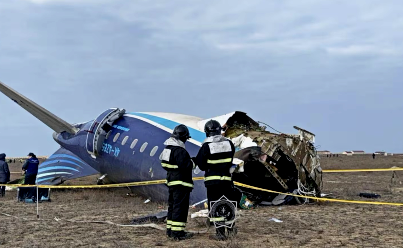 Admite Rusia haber derribado por error avión de Azerbaiyán Airlines