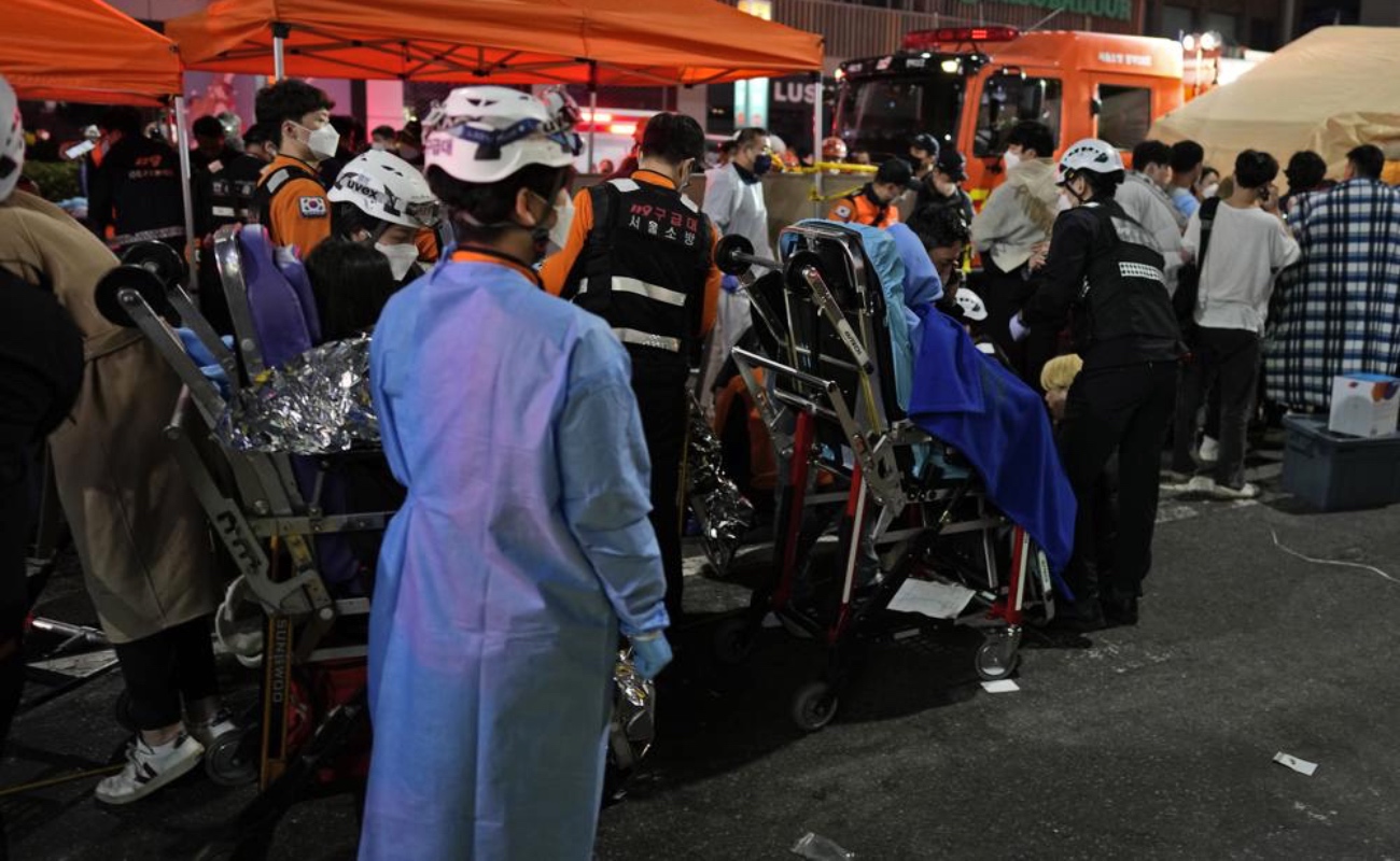 Deja estampida humana al menos 120 muertos y más de 100 heridos en Corea del Sur