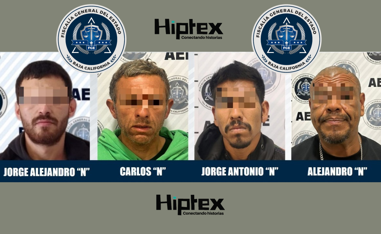 Atrapan a cuatro prófugos de la justicia en Tijuana