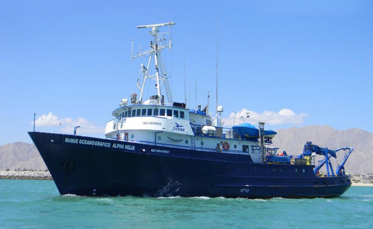 Emite CICESE convocatoria para uso del buque oceanográfico Alpha Helix