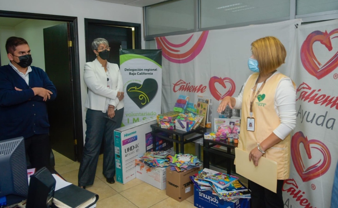 Realiza Caliente donativo a Área Oncológica del Hospital del IMSS