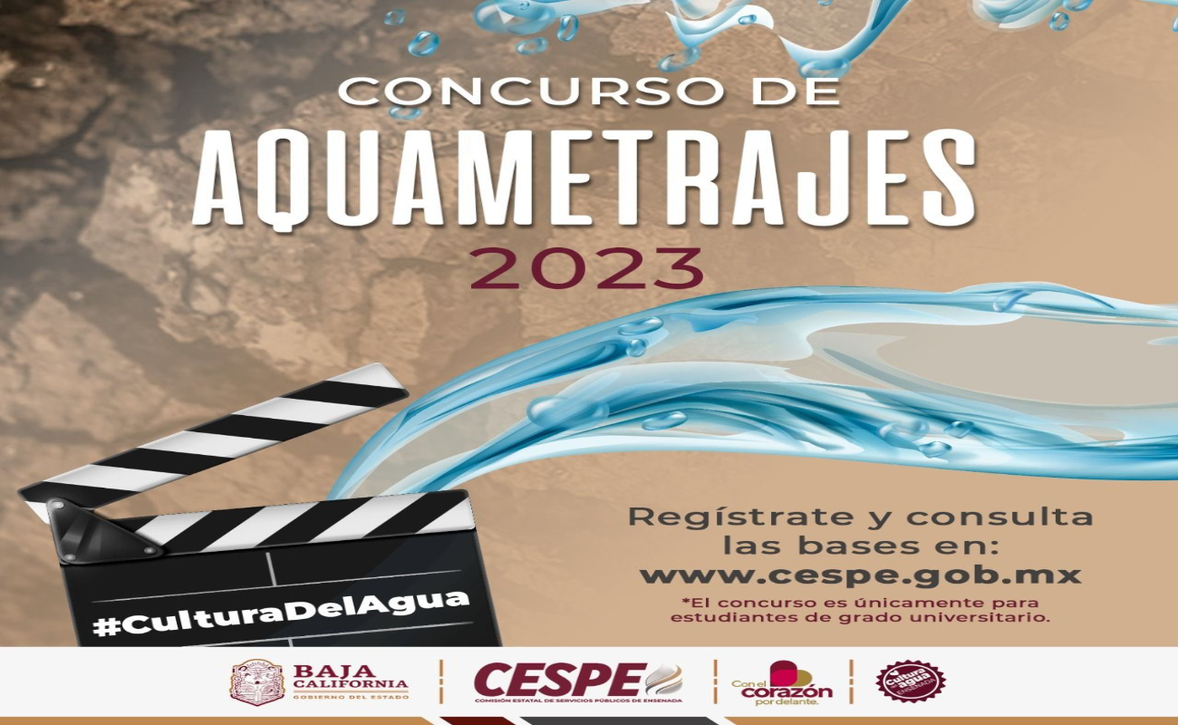Invita CESPE a participar en Concurso de Aquametrajes 2023: Concientización a través de Cine