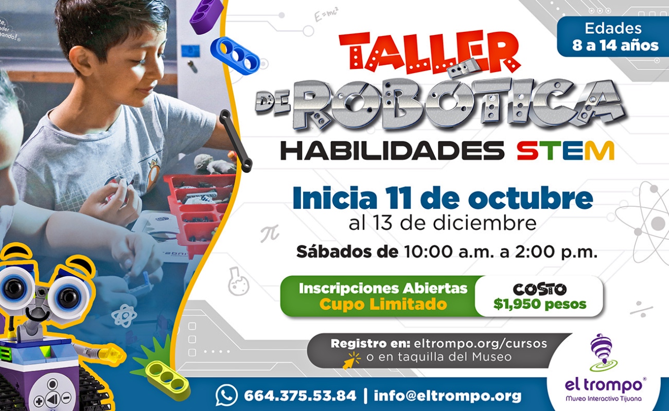Lanza el trompo taller de robótica para habilidades STEM