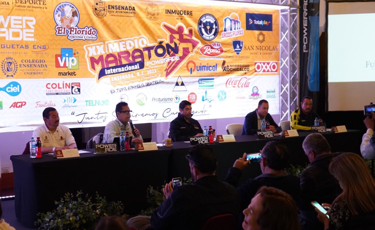 Anuncian convocatoria para el XX Medio Maratón Internacional de Ensenada 2023