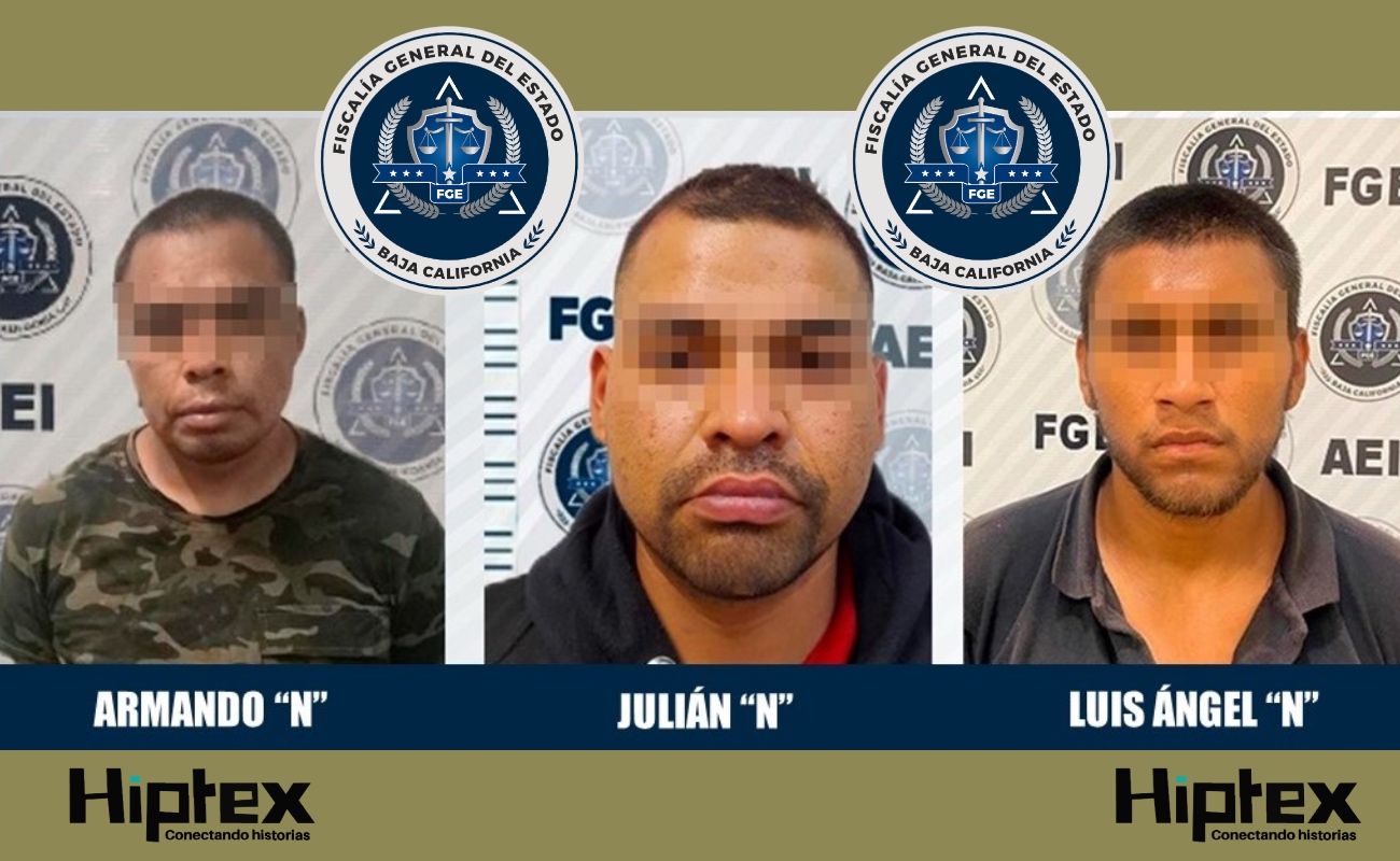 Detienen a tres prófugos de la justicia en Tijuana