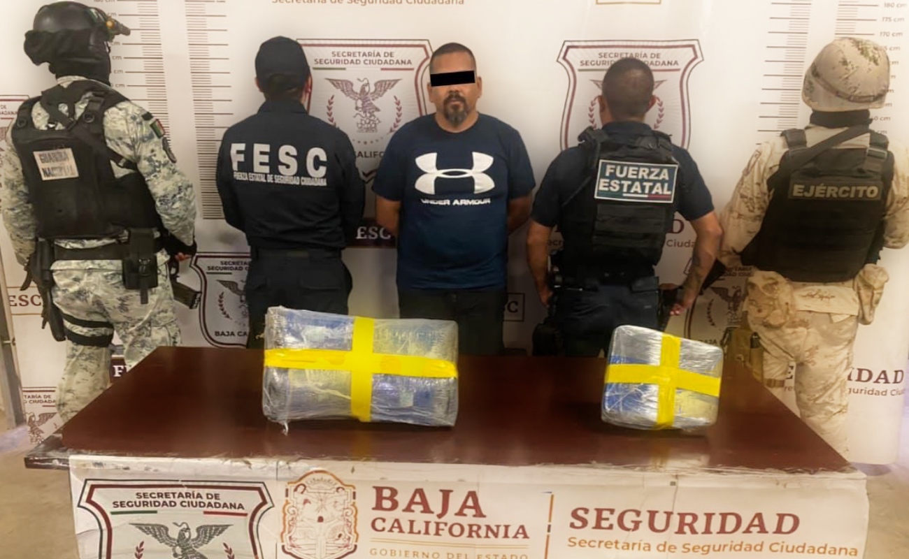 Aseguran 110 mil pastillas de fentanilo y 4 kilos de cocaína en El Rubí