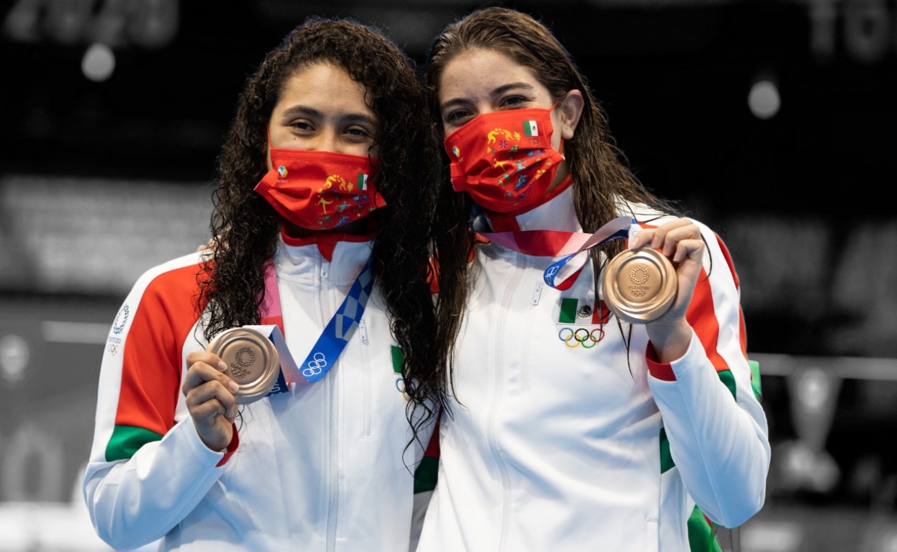 Clavadistas mexicanas dan segunda medalla para México en Tokio 2020