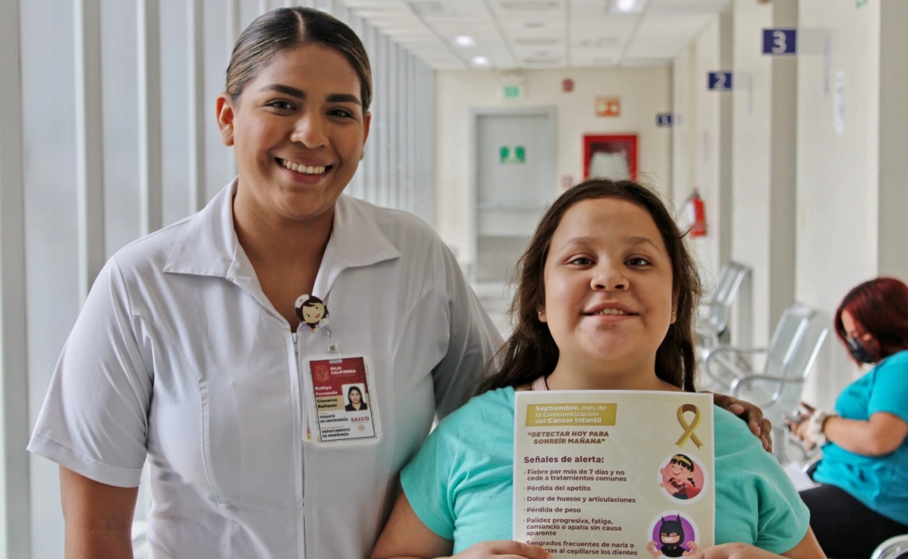 Conmemora Hospital General de Mexicali mes de concientización del cáncer infantil