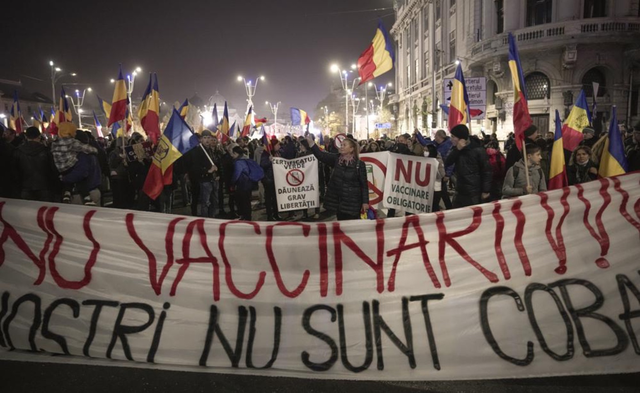 Protestan contra confinamiento en países de Europa