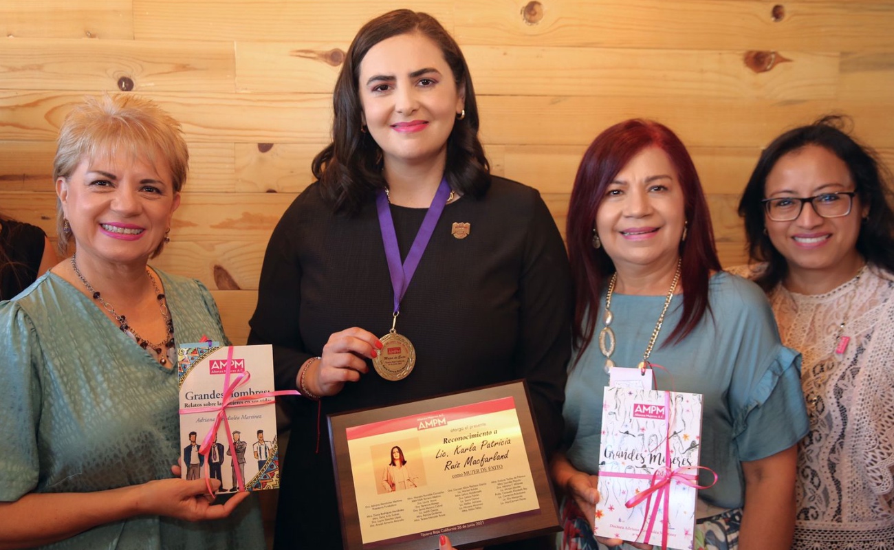 Alianza por Mujeres A.C. reconocen a Karla Ruiz Macfarland como una mujer de éxito