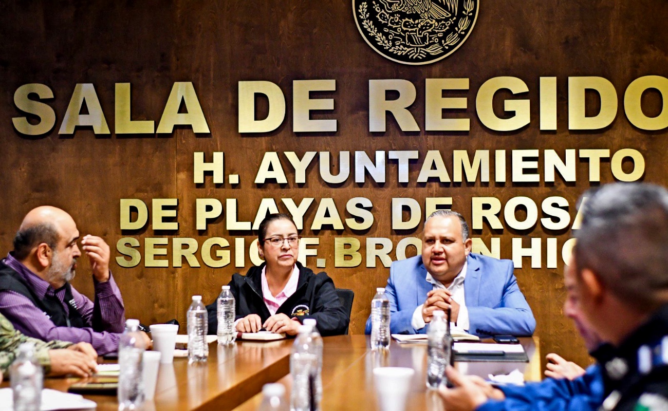 Instalan Mesa de Seguridad en Playas de Rosarito