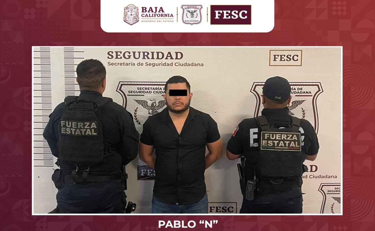 Captura FESC a prófugo de la justicia