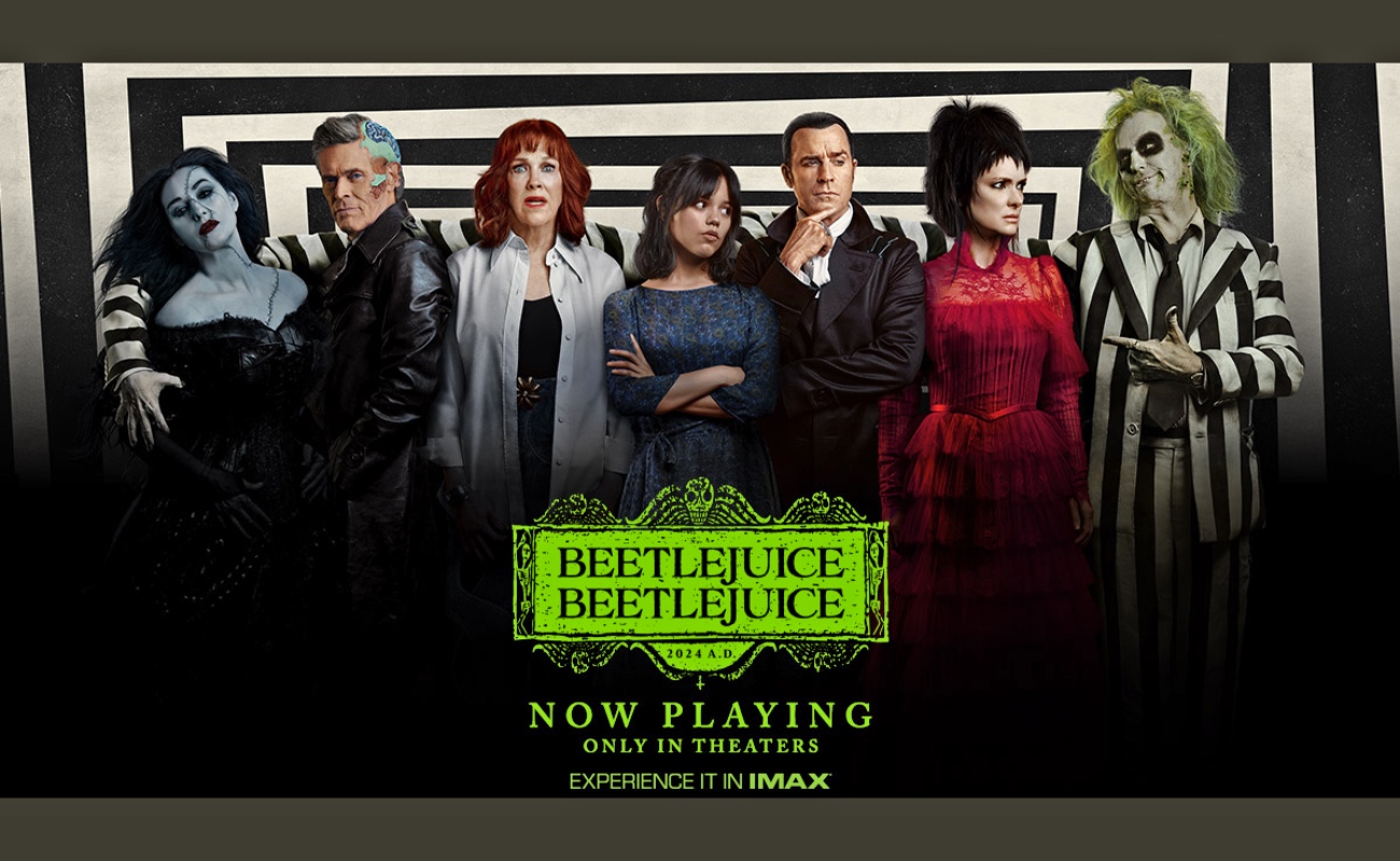 “Beetlejuice” lidera la taquilla con $145 millones en su semana de estreno