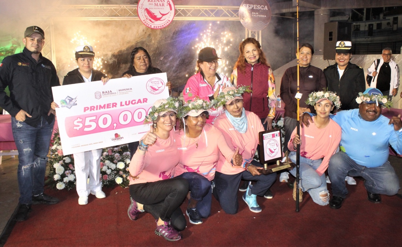 Concluyó el Primer Torneo Femenil de Pesca Deportiva “Reinas del Mar"