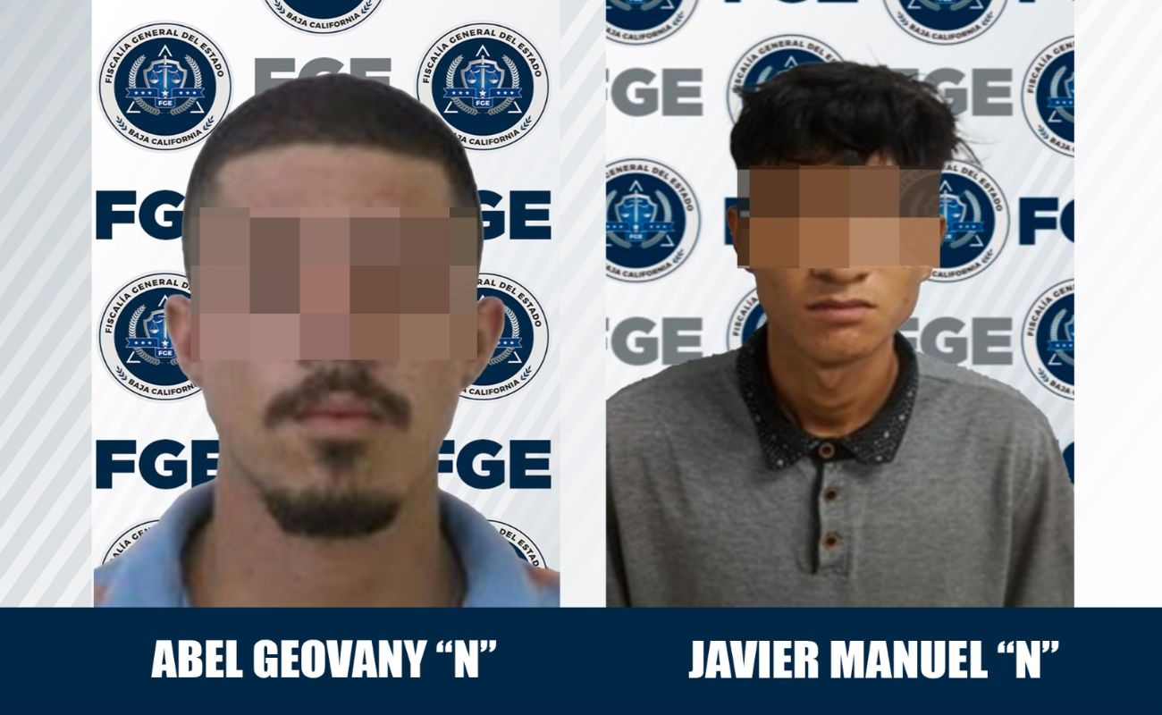 Quedan en prisión preventiva por robo con violencia dos sujetos en Mexicali