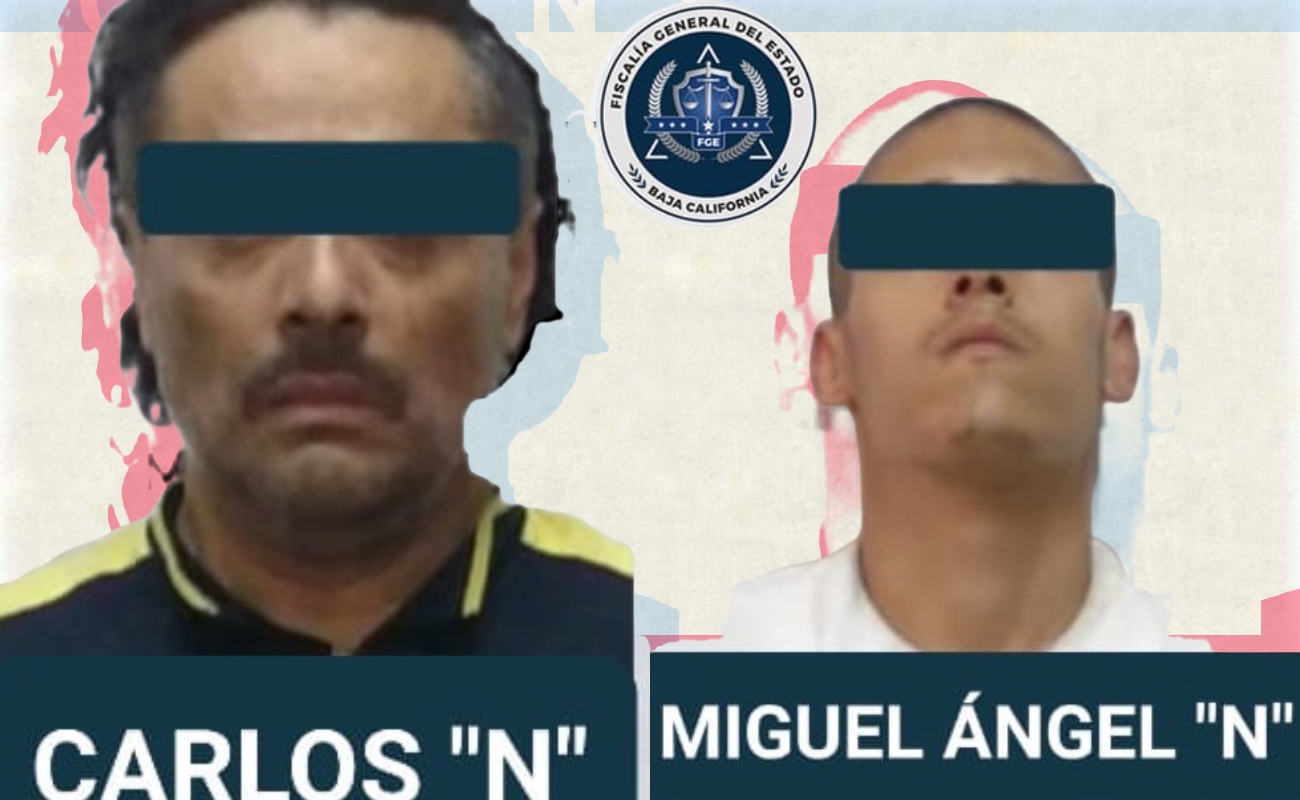 Dan prisión preventiva a dos sujetos acusados de robo a casa habitación y comercio en Ensenada