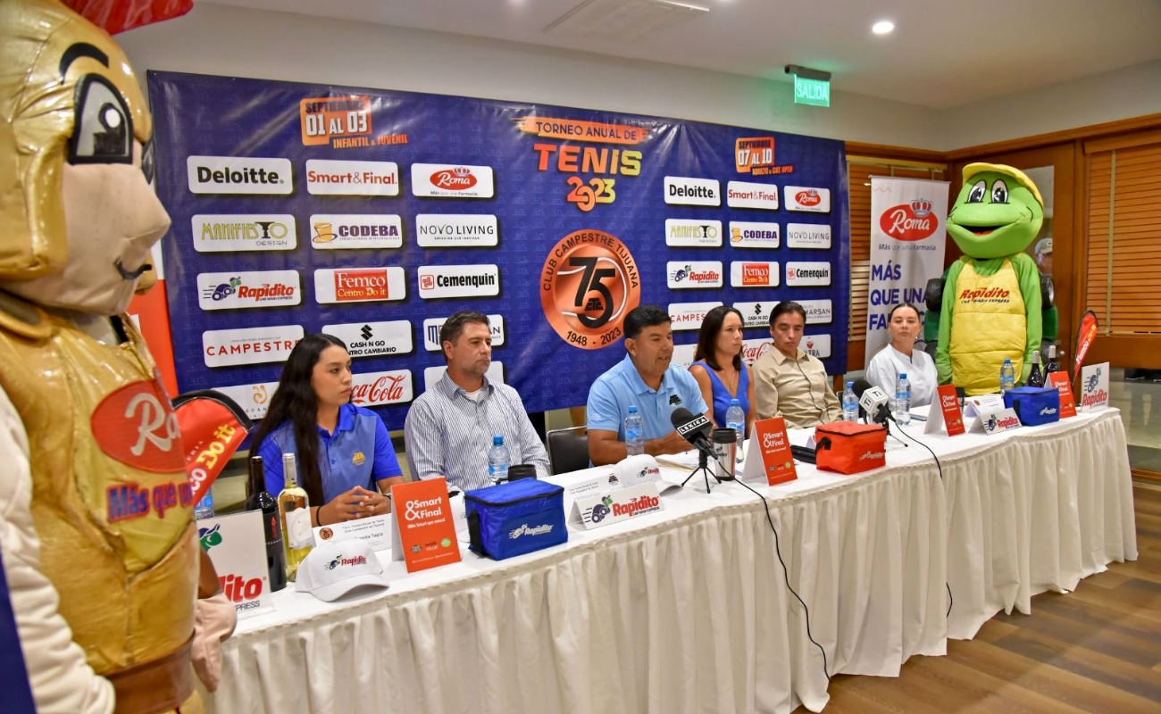 Club Campestre Tijuana organiza torneo de tenis por su 75 aniversario