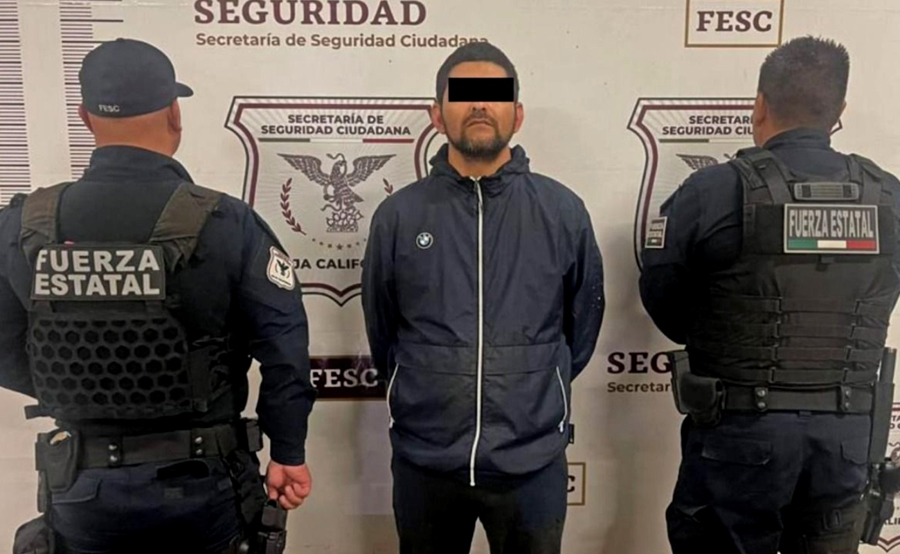 Detienen en Tijuana a “El Ciclón”, buscado por homicidio