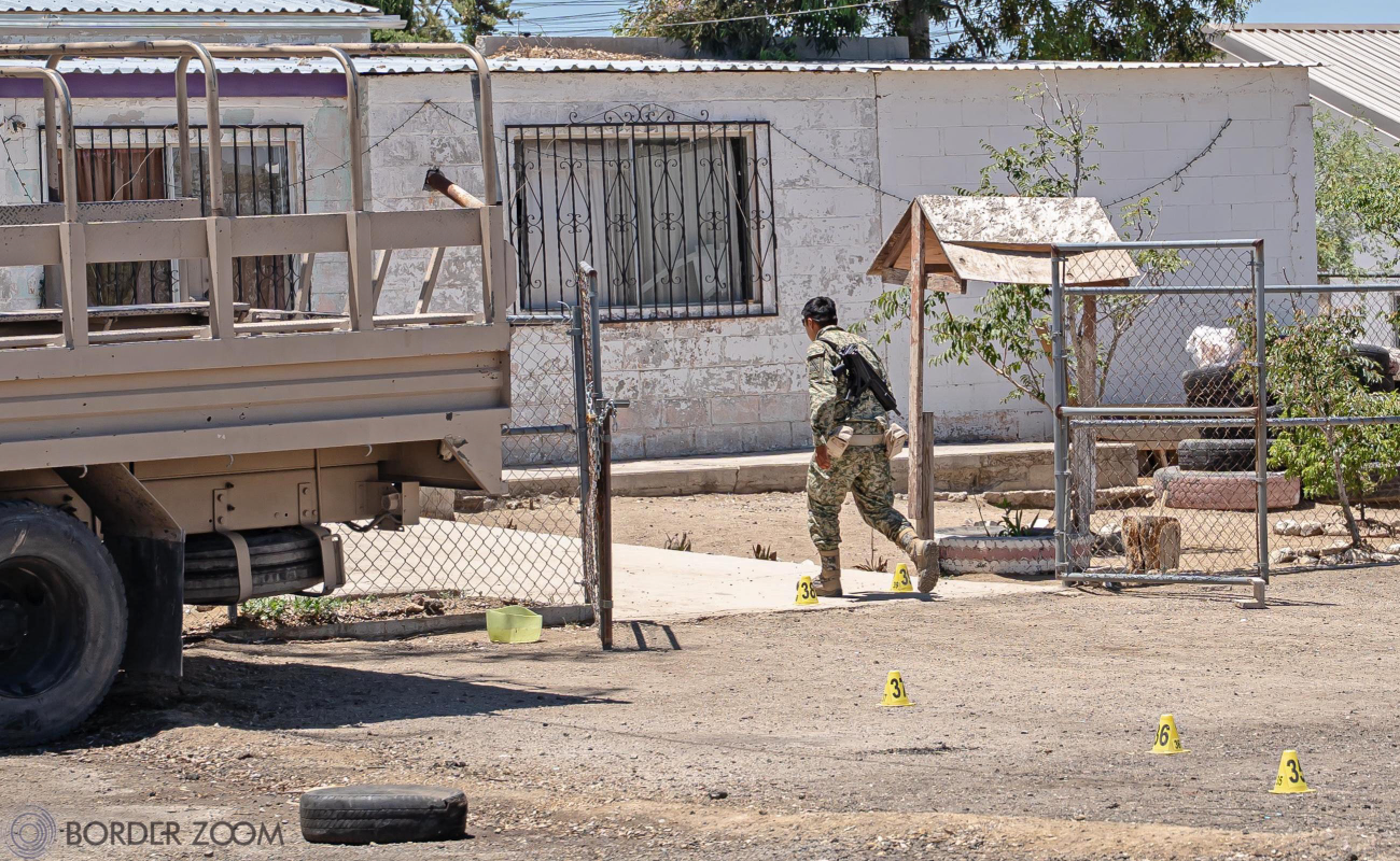Enfrentamiento en base militar de La Rumorosa deja dos soldados heridos