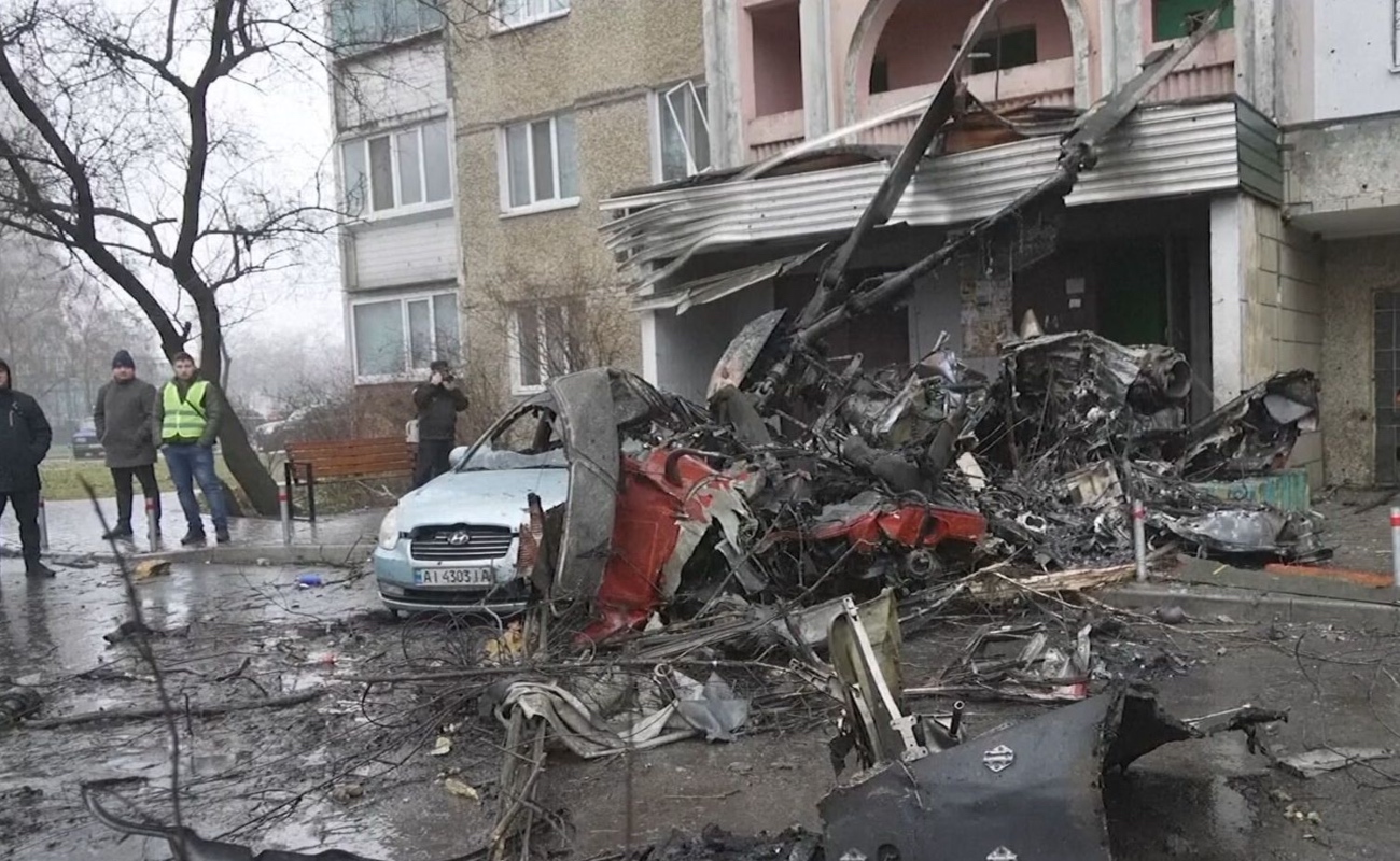 Muere Ministro del Interior de Ucrania en accidente de helicóptero