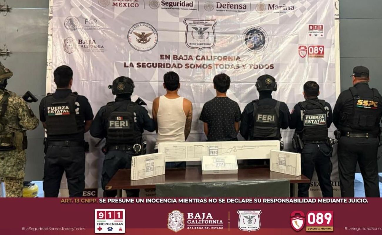 Detienen a dos menores de edad, andaban armados
