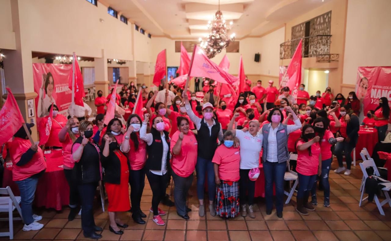 Se reúnen candidatas de FXM con más de 100 mujeres líderes en San Quintín