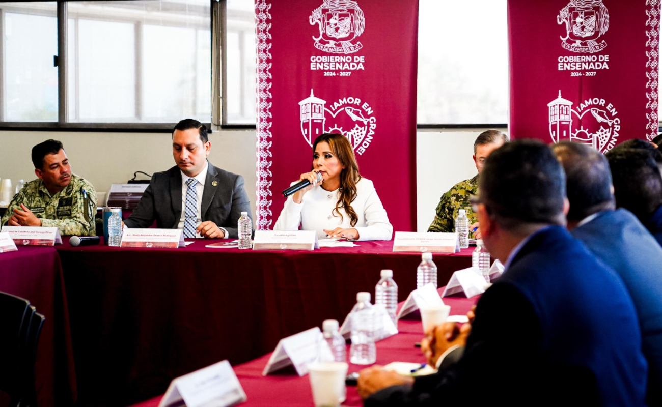 Preside alcaldesa instalación de la Mesa de Seguridad para la Construcción de la Paz en Ensenada