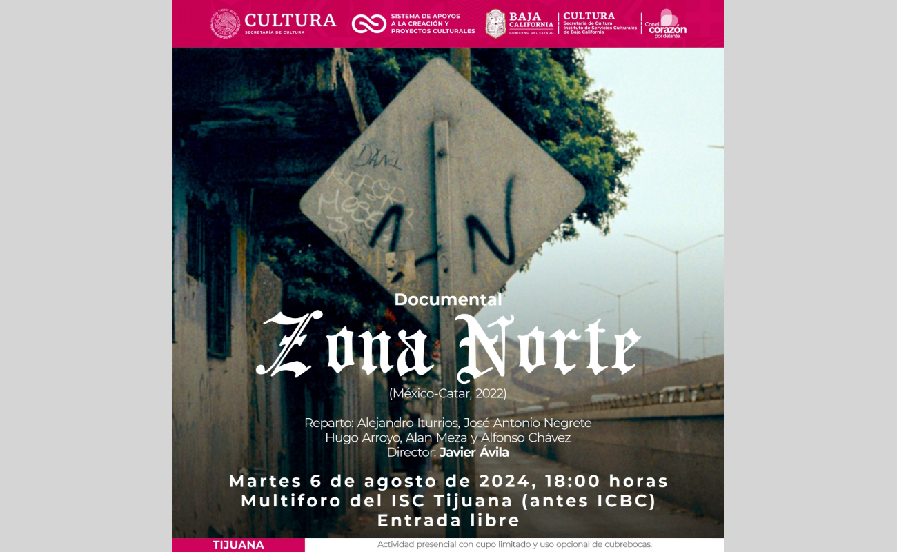 Ofrecen conservatorio con director del documental Zona Norte