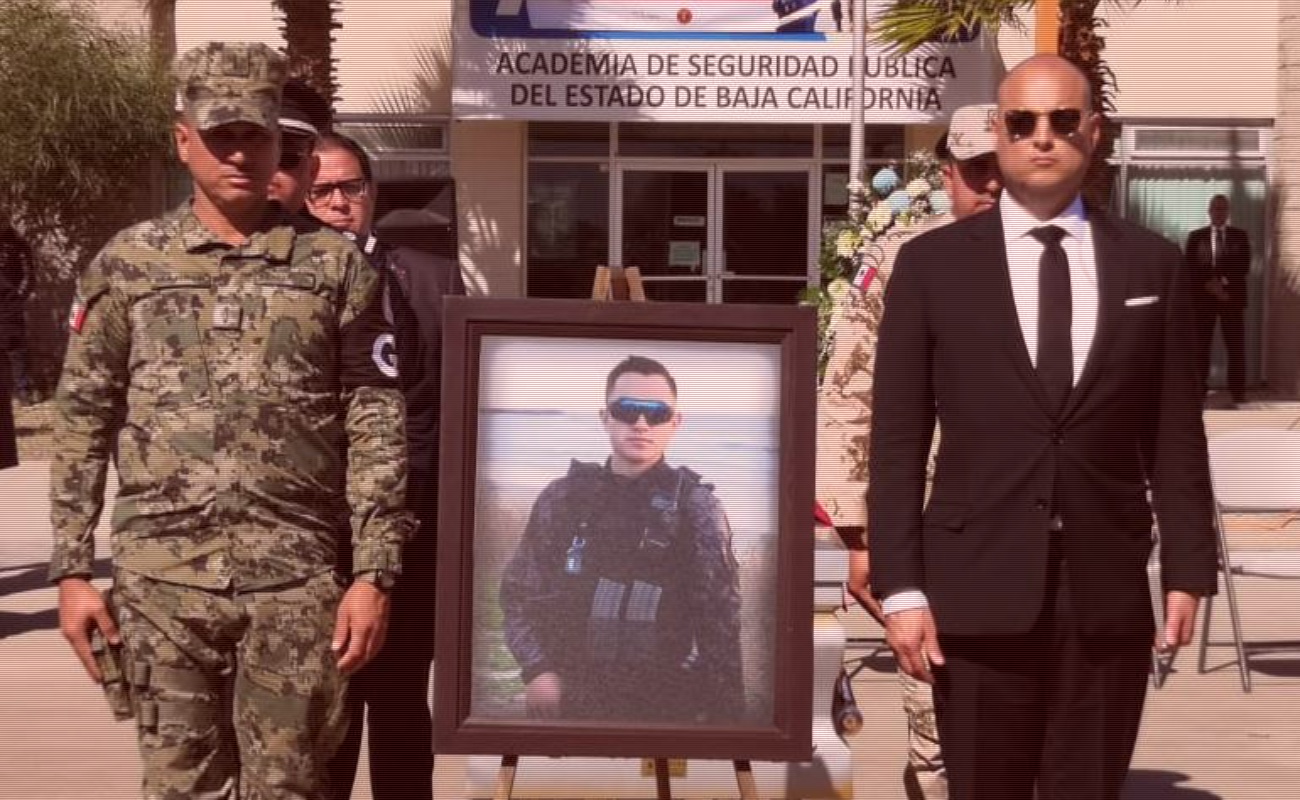 Despiden a agente de la Guardia Nacional que murió en Tijuana