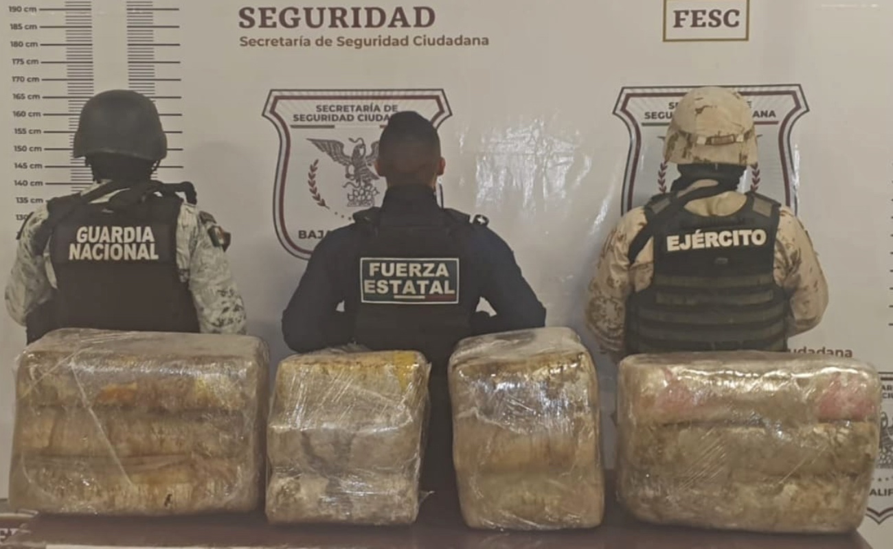 Hallan 65 kilos de marihuana abandonados en calle del fraccionamiento El Soler